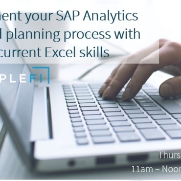 Augment your SAP Analytics Cloud Planning Process with your current Excel Skills