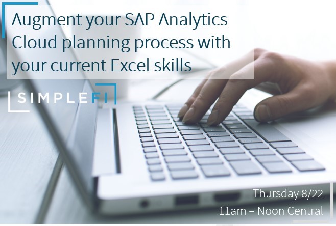 Augment your SAP Analytics Cloud Planning Process with your current Excel Skills