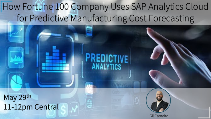 Webinar: Predictive Manufacturing Cost Forecasting