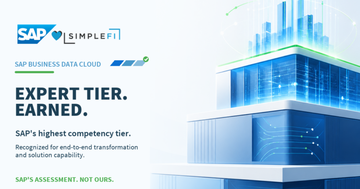 SimpleFi Solutions Achieves Expert Tier in the SAP Business Data Cloud Competency