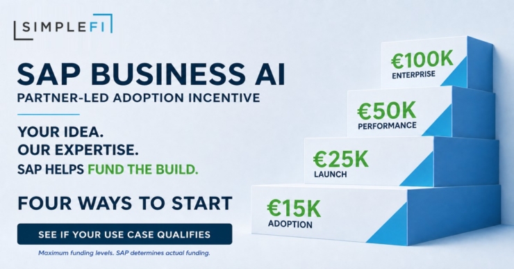 SAP is funding Business AI adoption. SimpleFi is participating.