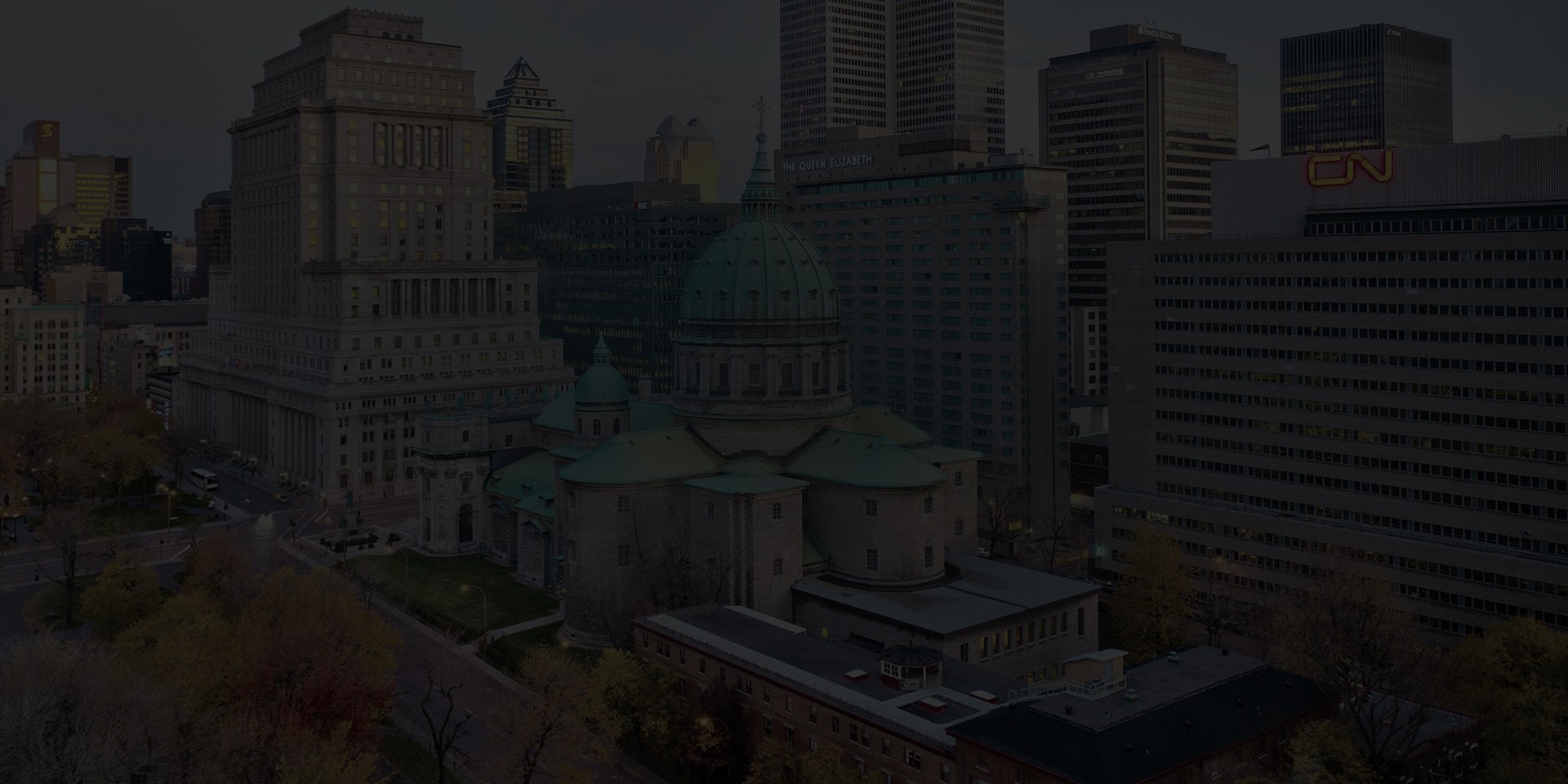Montreal skyline at dusk, SAP Connect Day for AI and Data Leaders